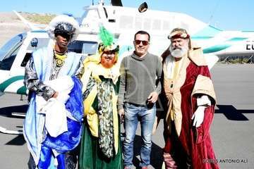 La magia de los Reyes Magos aterriza en Telde (Foto Antonio Alí y TA)